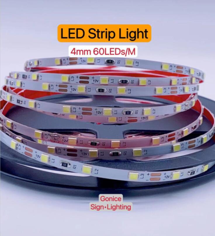 Ultra Slim 4mm/5mm SMD2835 LED Flexible Strip-1